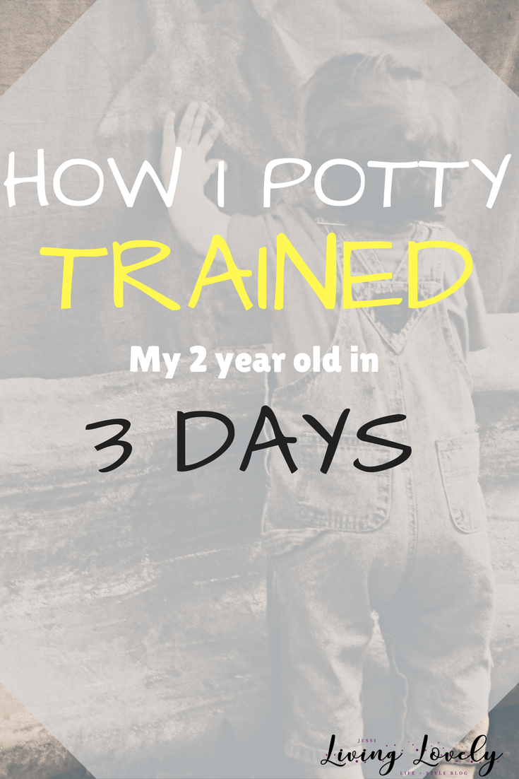 How I Potty Trained my 2 year old in 3 days!