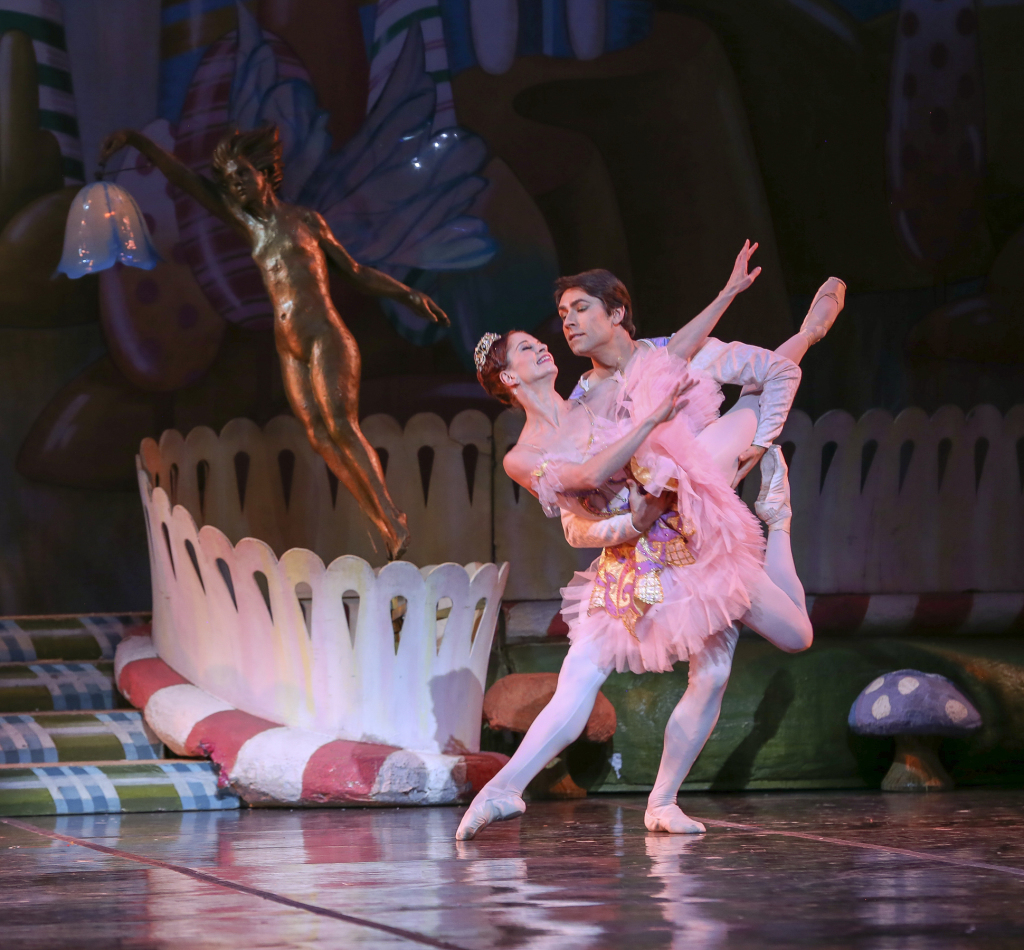 Maria Mosina and Alexei Tyukov in The Nutcracker - Sugarplum Fairy and Cavalier - photo by Mike Watson