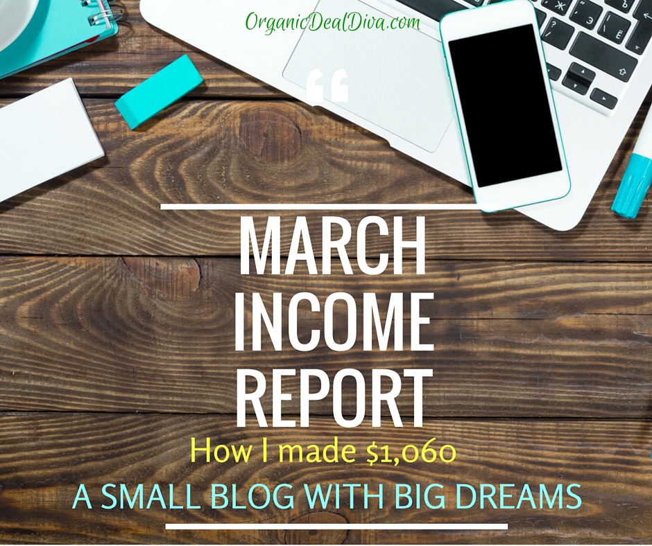 March Blogging Income Report