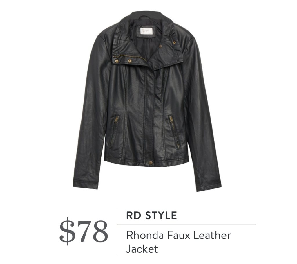 RD Style Rhonda Faux Leather Jacket