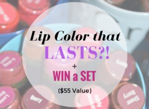 Lip Color that Lasts? + Enter to Win a LipSense Starter Kit ($55 value)