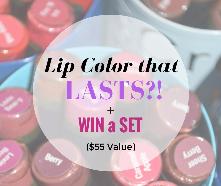 Lip Color that Lasts? + Enter to Win a LipSense Starter Kit ($55 value)