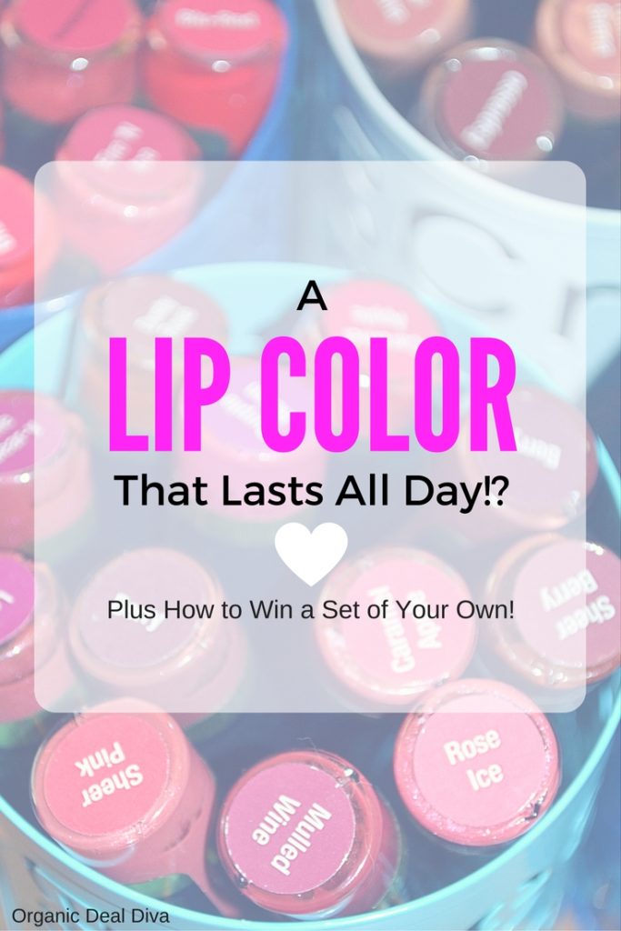 A Lip Color that Lasts ALL DAY!? Plus How to Win a Set of Your Own! ($55 Value)