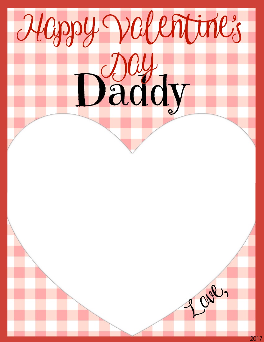 daddy valentines day card