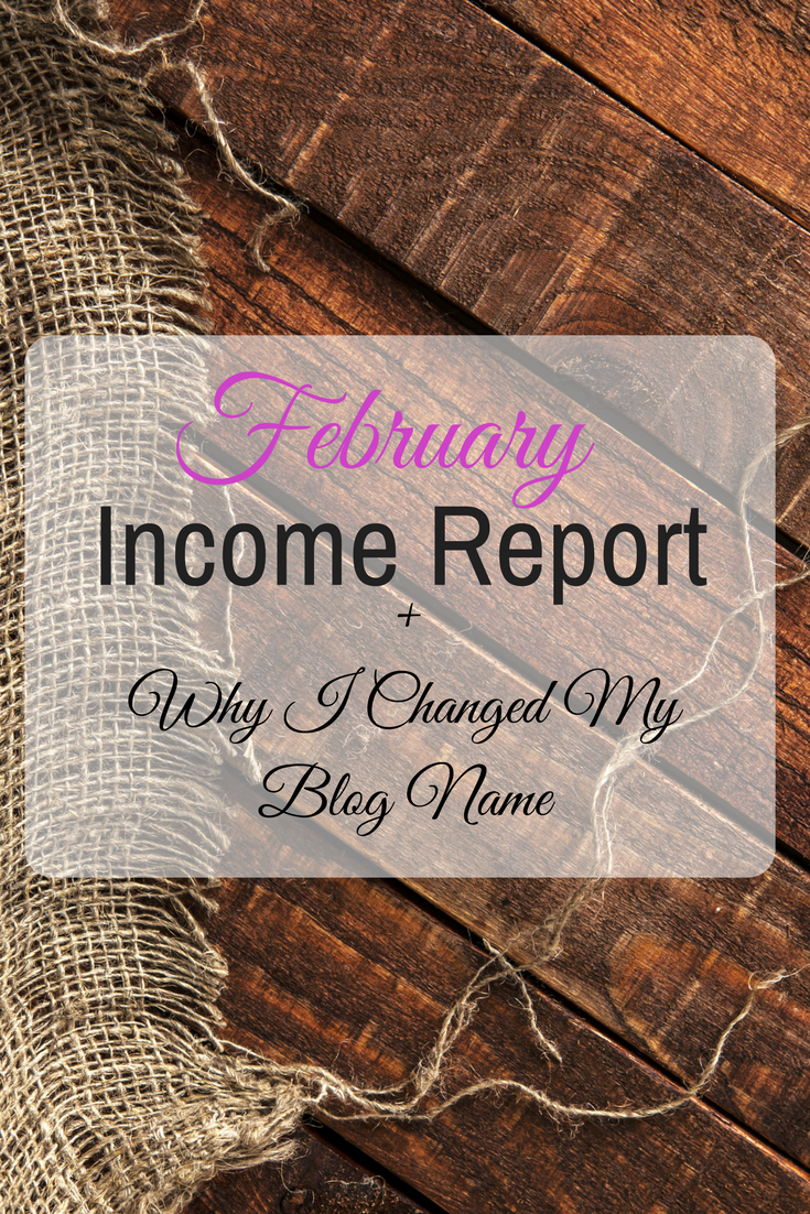 February Income Report