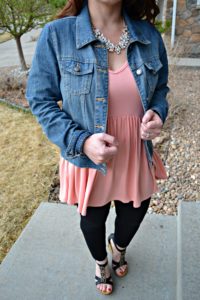 Tunic with a Jean jacket