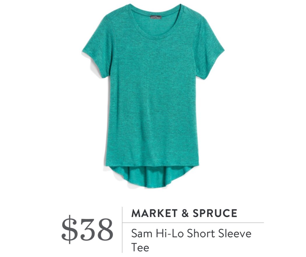 Market & Spruce Sam Hi-Lo Short Sleeve Tee