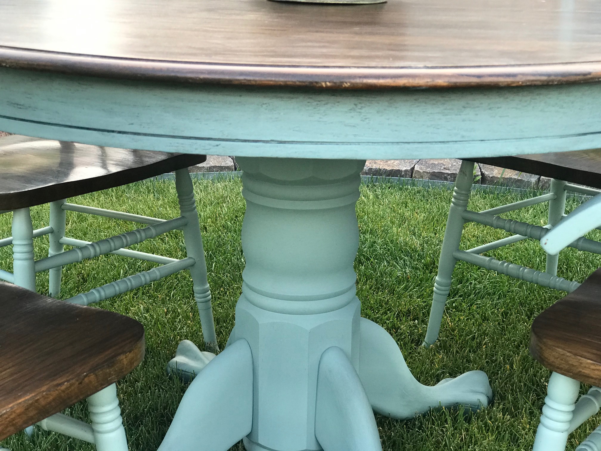 Refinished Table Dixie Belle Paint