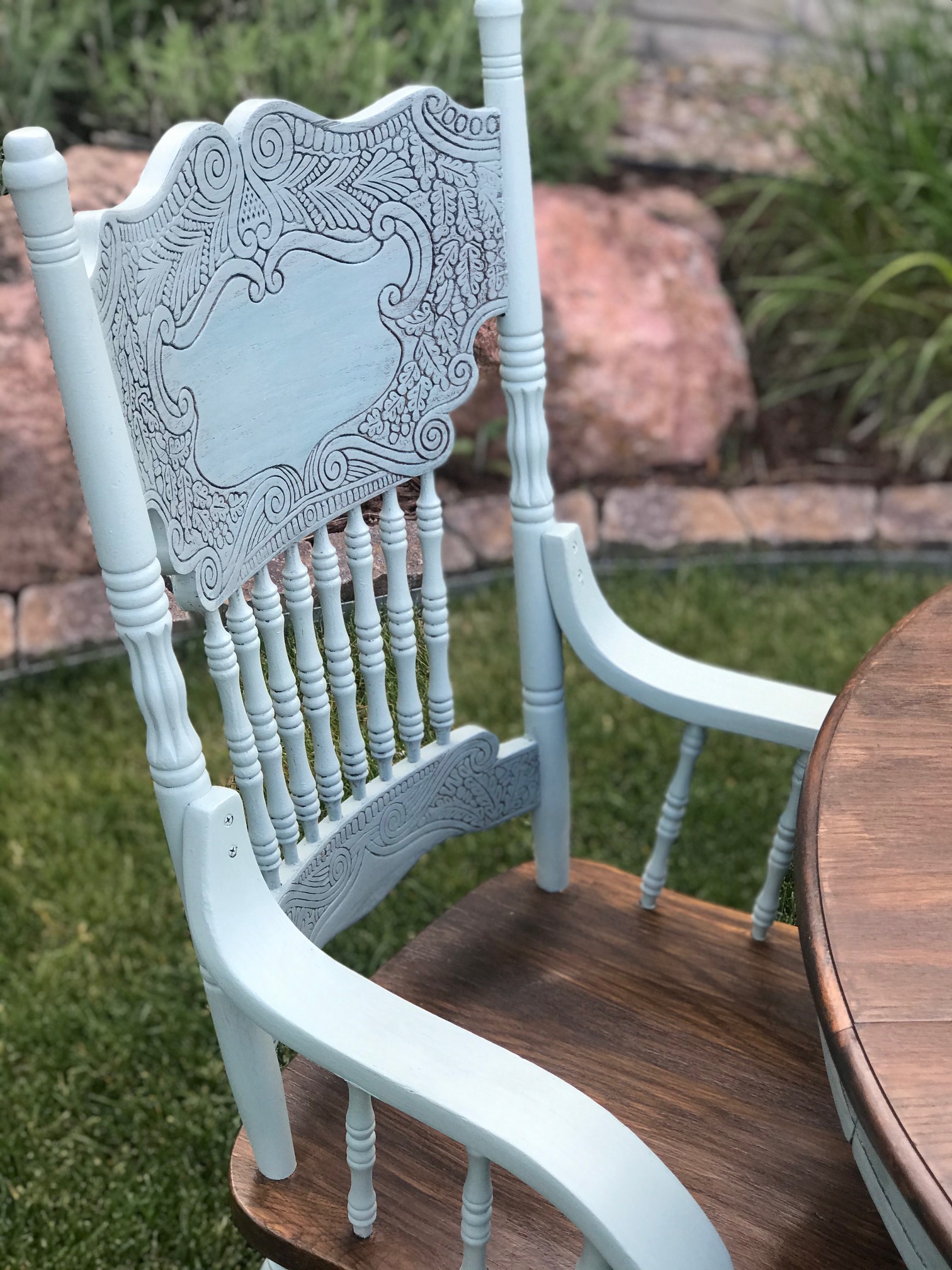 Pressed Back Chairs Dixie Belle Paint