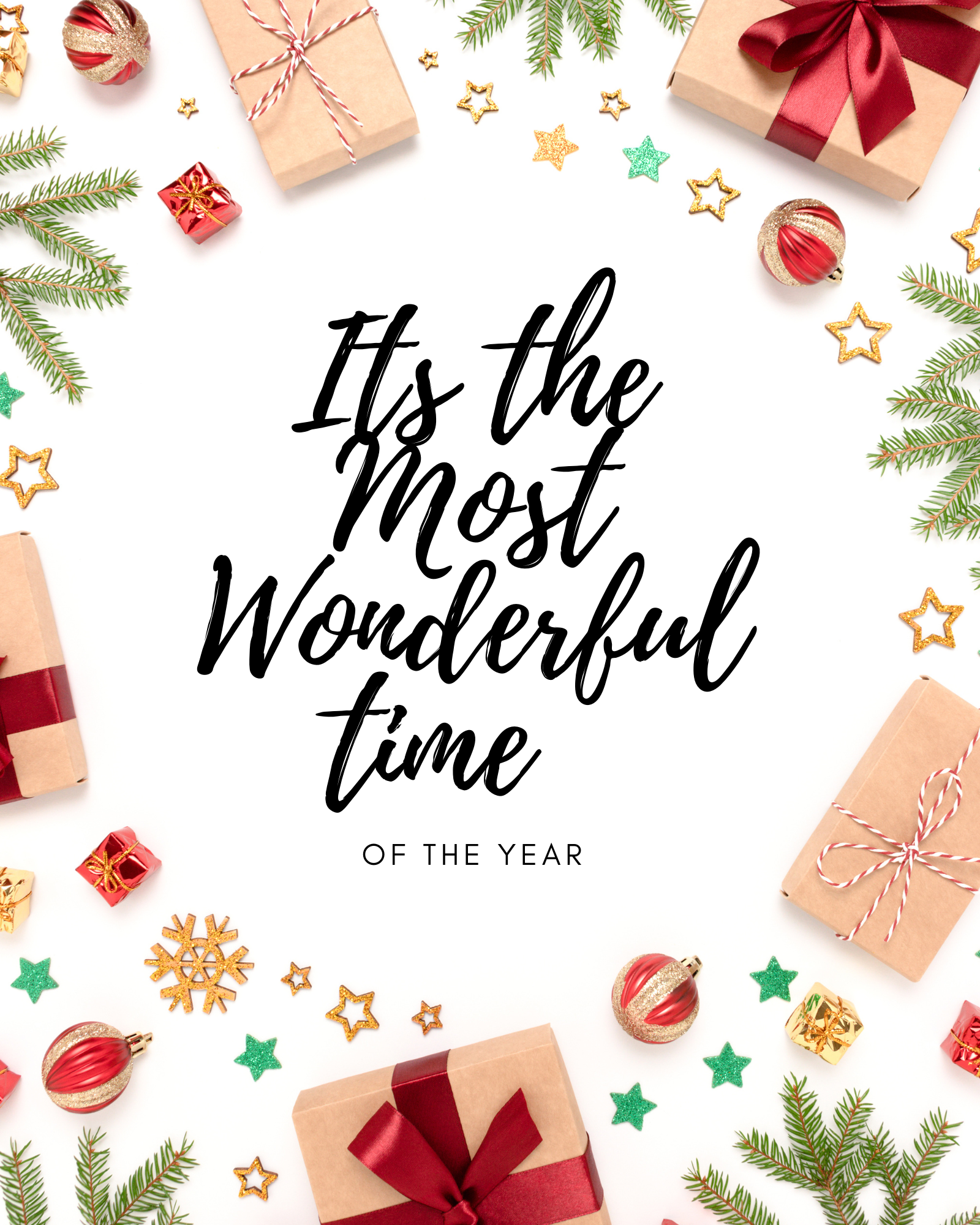 It's the most wonderful Time of the year Printable